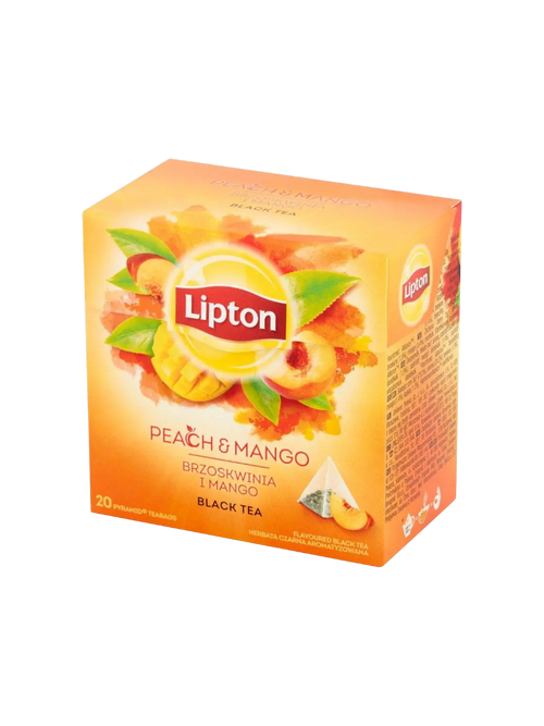 ЧАЙ ЧЕРНЫЙ LIPTON 20ШТ ПЕРСИК МАНГО