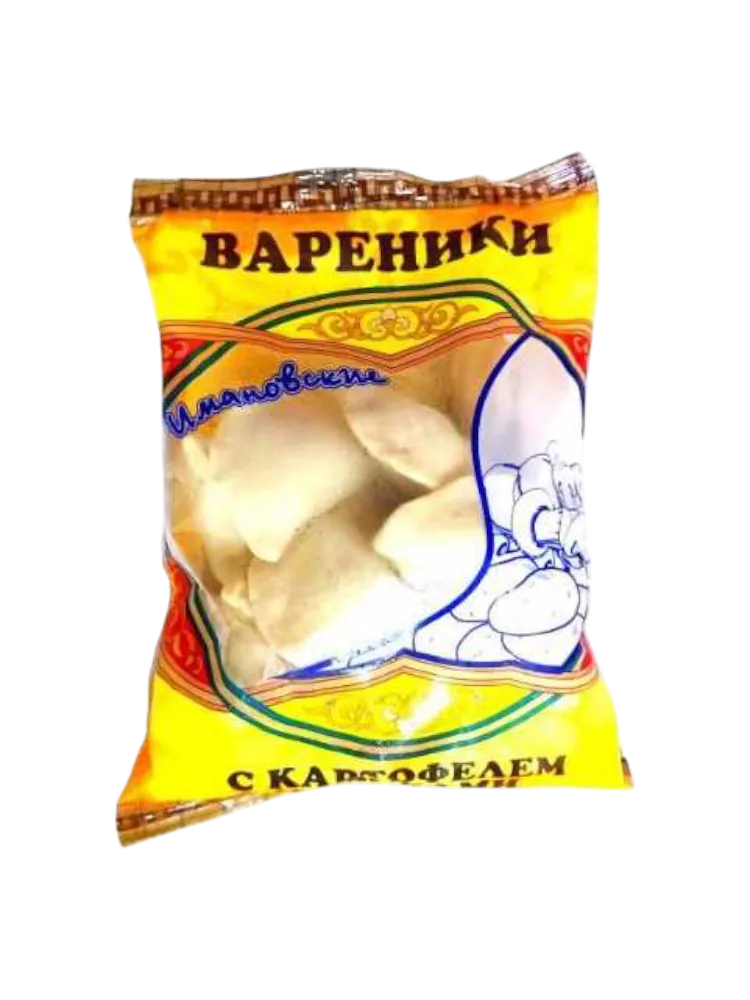 ВАРЕНИКИ ИМАНОВСКИЕ П/Ф КАРТОФЕЛЬ/ГРИБЫ 500Г