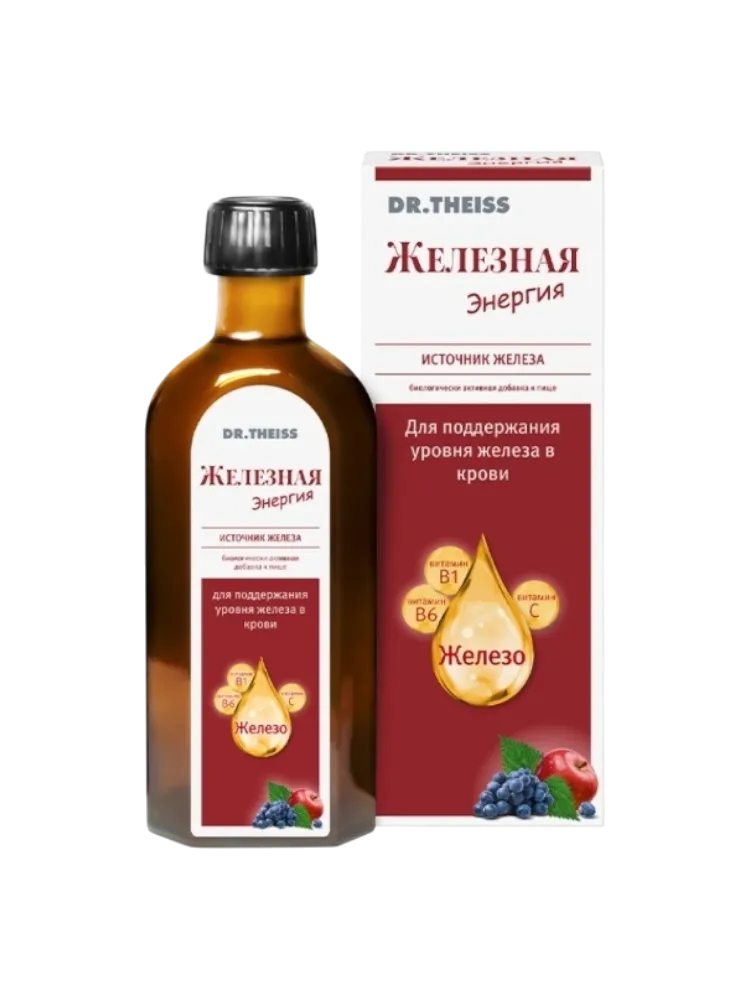Доктор Тайсс Железная Энергия раствор 250мл