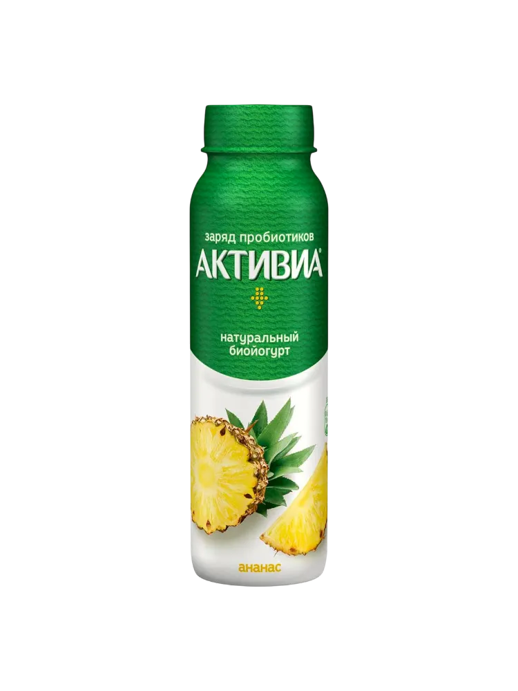 ЙОГУРТ АКТИВИА 260Г АНАНАС ОБЕЗЖИРЕННЫЙ