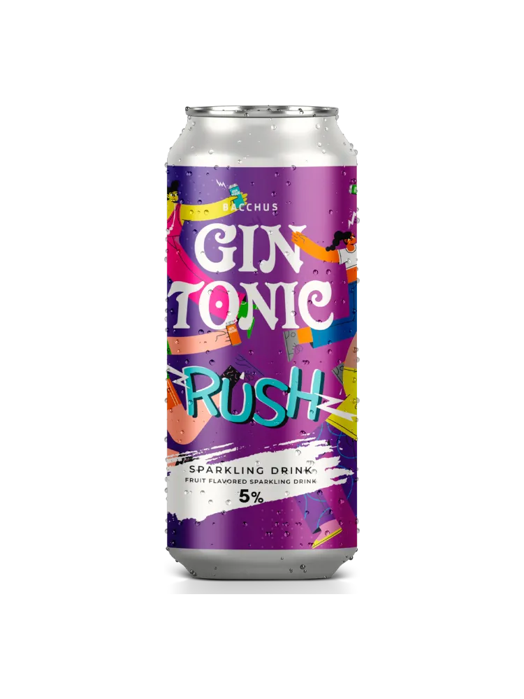 НАПИТОК GIN TONIC RUSH 0,45 Ж/Б - фото 1