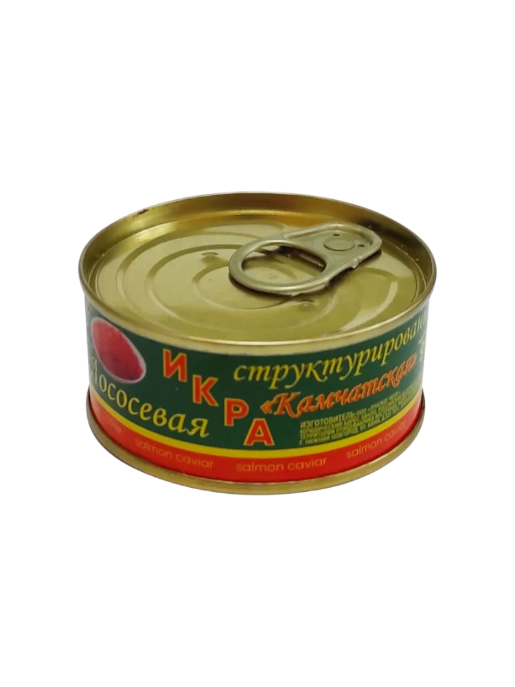 ИКРА ЛОСОСЕВЫХ СТРУКТУРИРОВАННАЯ КАМЧАТСКАЯ 120Г Ж/Б