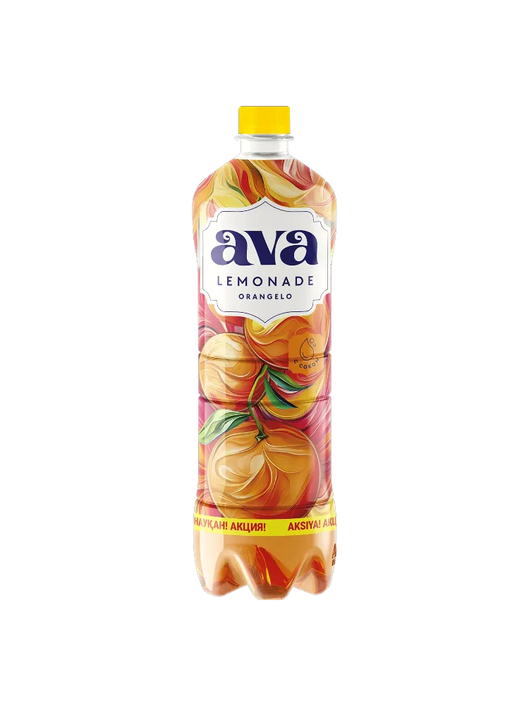 ЛИМОНАД AVA 1,5Л ORANGELO ПЛ/Б - фото 1