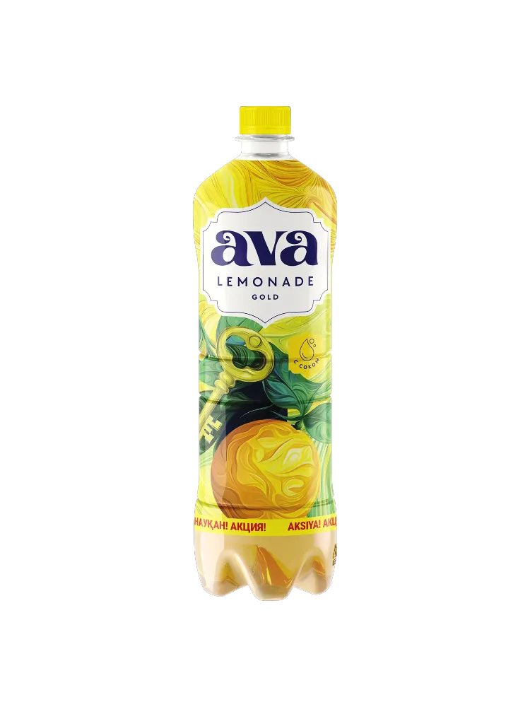 ЛИМОНАД AVA 1,5Л GOLD ПЛ/Б - фото 1
