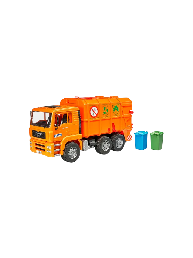 ИГРУШКА МЕТАЛЛИЧЕСКАЯ RU  MAN RUSSIAN GARBAGE TRUCK  038021