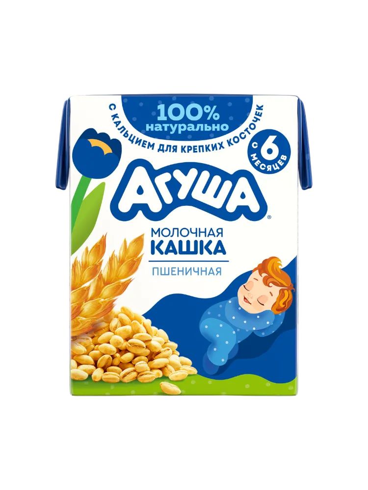 КАША ЗАСЫПАЙКА АГУША 200Г МОЛ ПШЕНИЧНАЯ