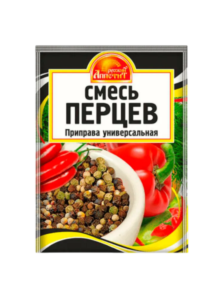 ПРИПРАВА РА 15Г ПЯТЬ ПЕРЦЕВ ГОРОШКОМ