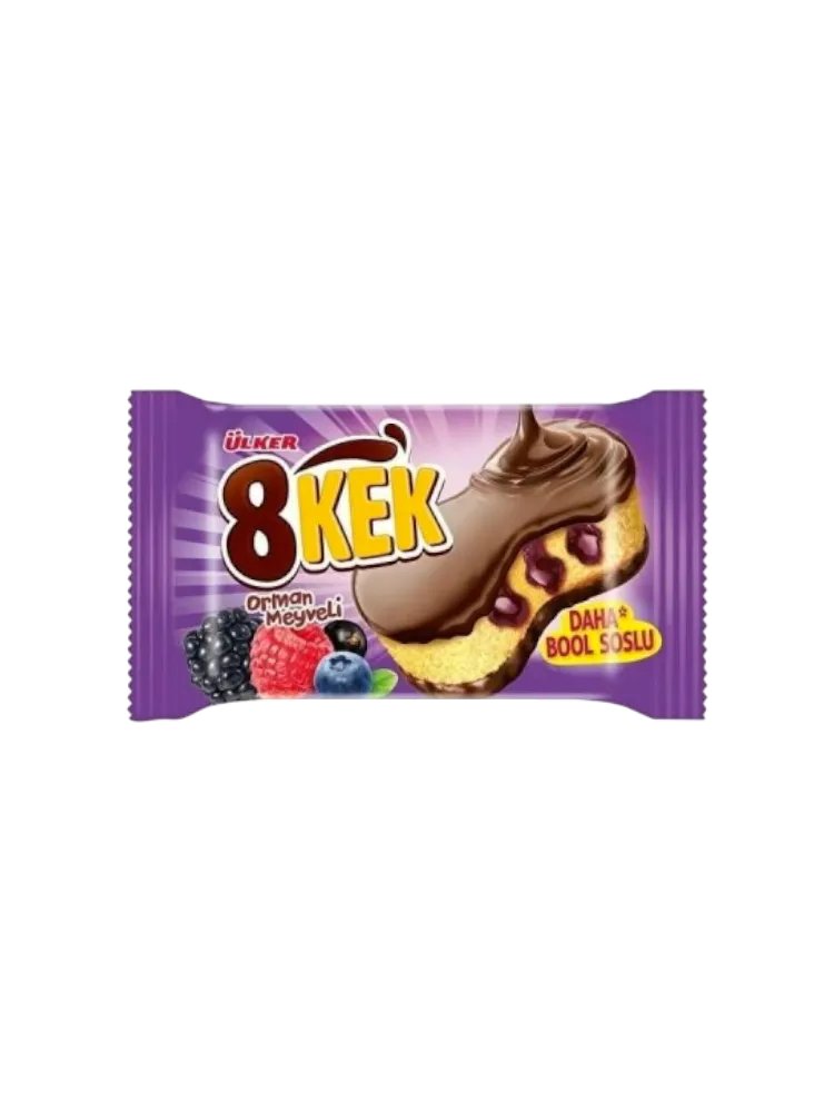 КЕКС 8 KEK С СОУСОМ ИЗ ЛЕСНЫХ ЯГОД 55ГР