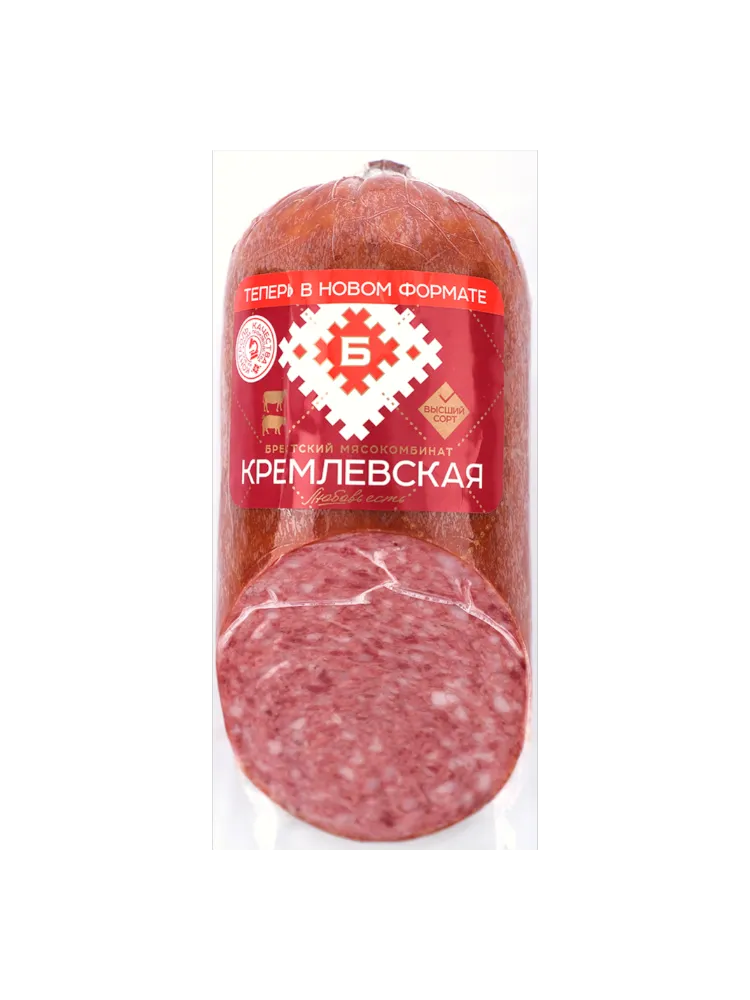 КОЛБАСА БМ 400Г КРЕМЛЕВСКАЯ П/К В/С