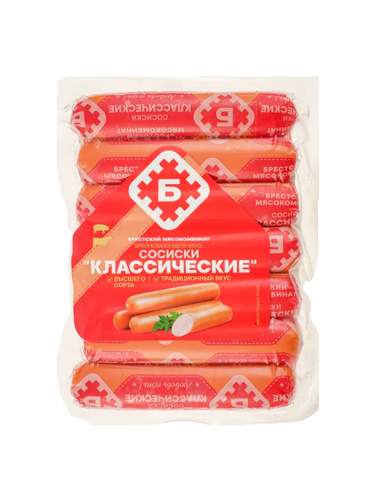 СОСИСКИ БМ КЛАССИЧЕСКИЕ В/С ВЕС