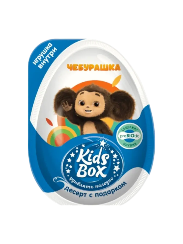 ДЕСЕРТ KIDSBOX ЧЕБУРАШКА 20Г С ПОДАРКОМ