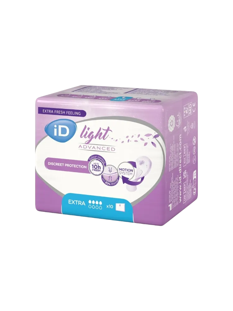 Прокладки урологические iD Light Advanced Extra №10