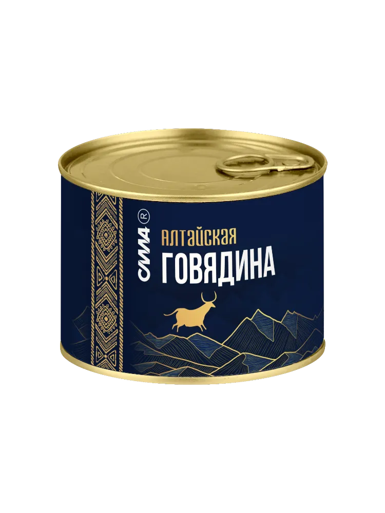 КОНСЕРВЫ СИЛА 525Г  ГОВЯДИНА АЛТАЙСКАЯ СТО Ж/Б