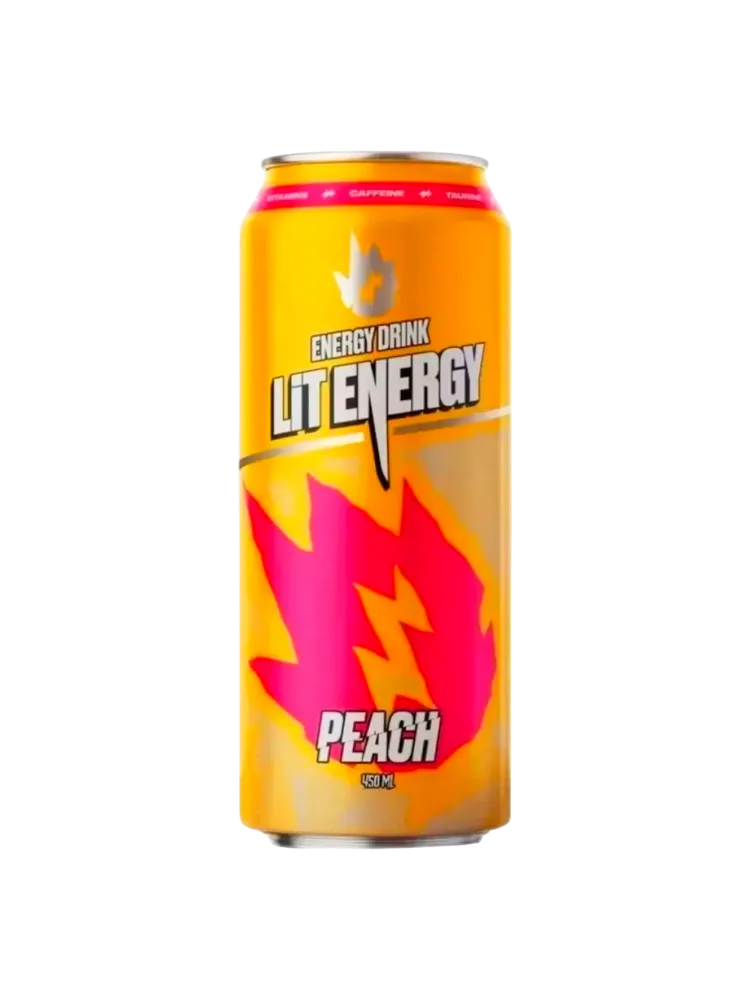 НАПИТОК ЭНЕРГЕТ LIT ENERGY PEACH MANGО 0,45Л Ж/Б