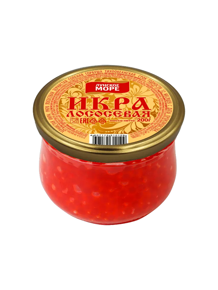 ИКРА ЛУНСКОЕ МОРЕ 200Г ЛОСОСЕВАЯ СТ/Б