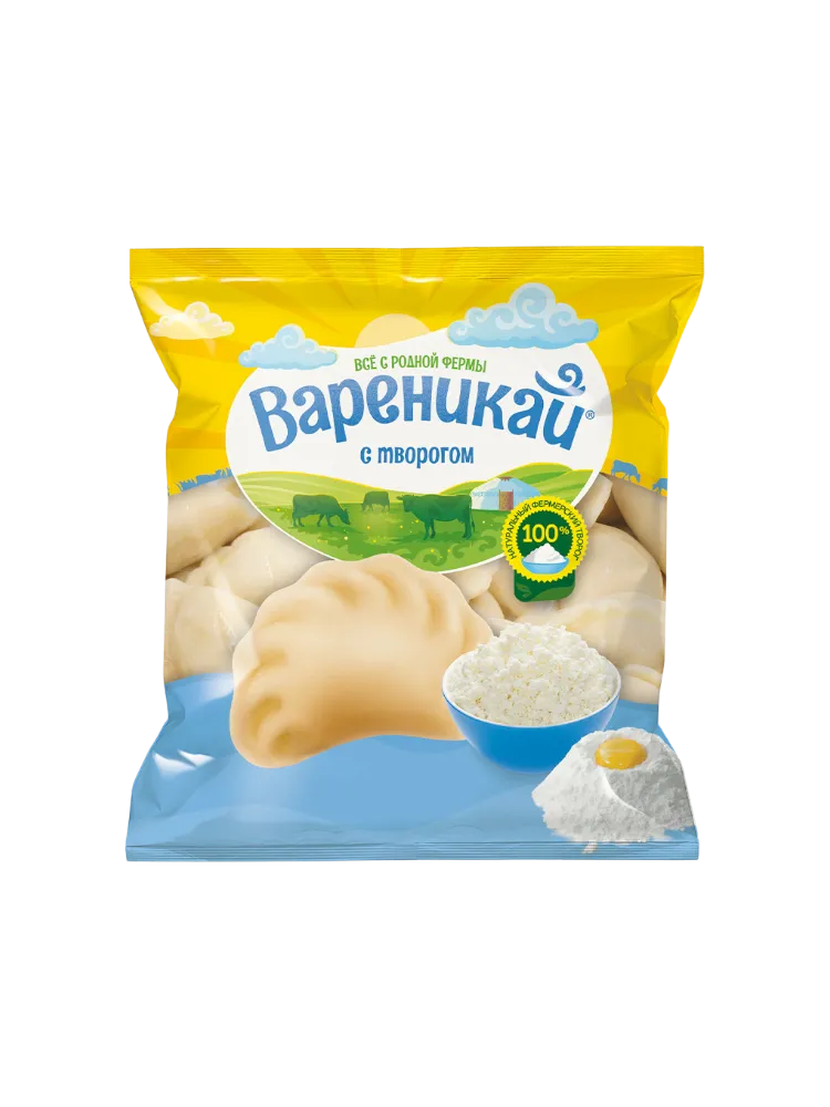 ВАРЕНИКИ ВАРЕНИКАЙ С ТВОРОГОМ 350Г