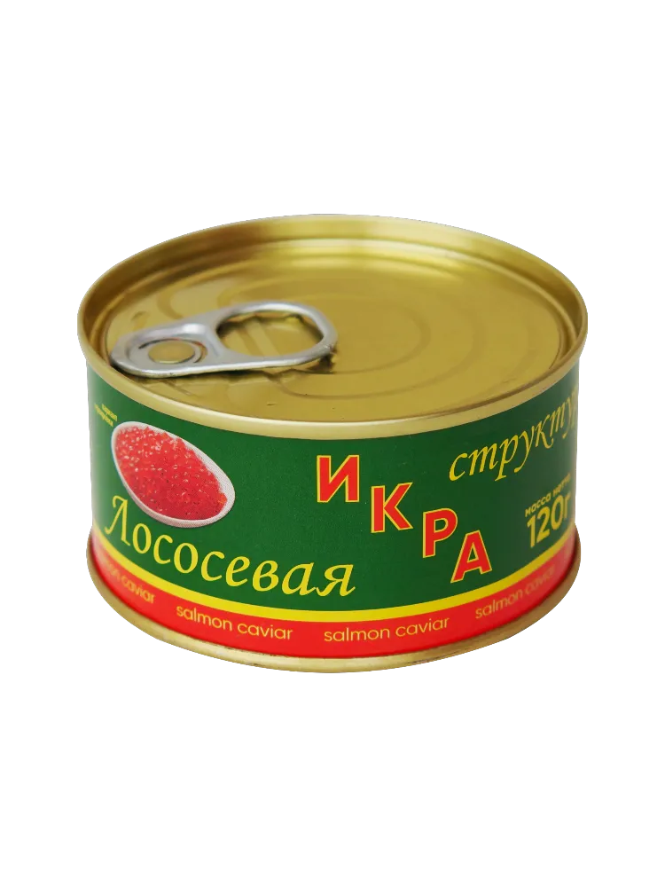 ИКРА ЛУНСКОЕ МОРЕ 120Г ЛОСОСЕВАЯ СТРУКТУРИРОВАННАЯ Ж/Б
