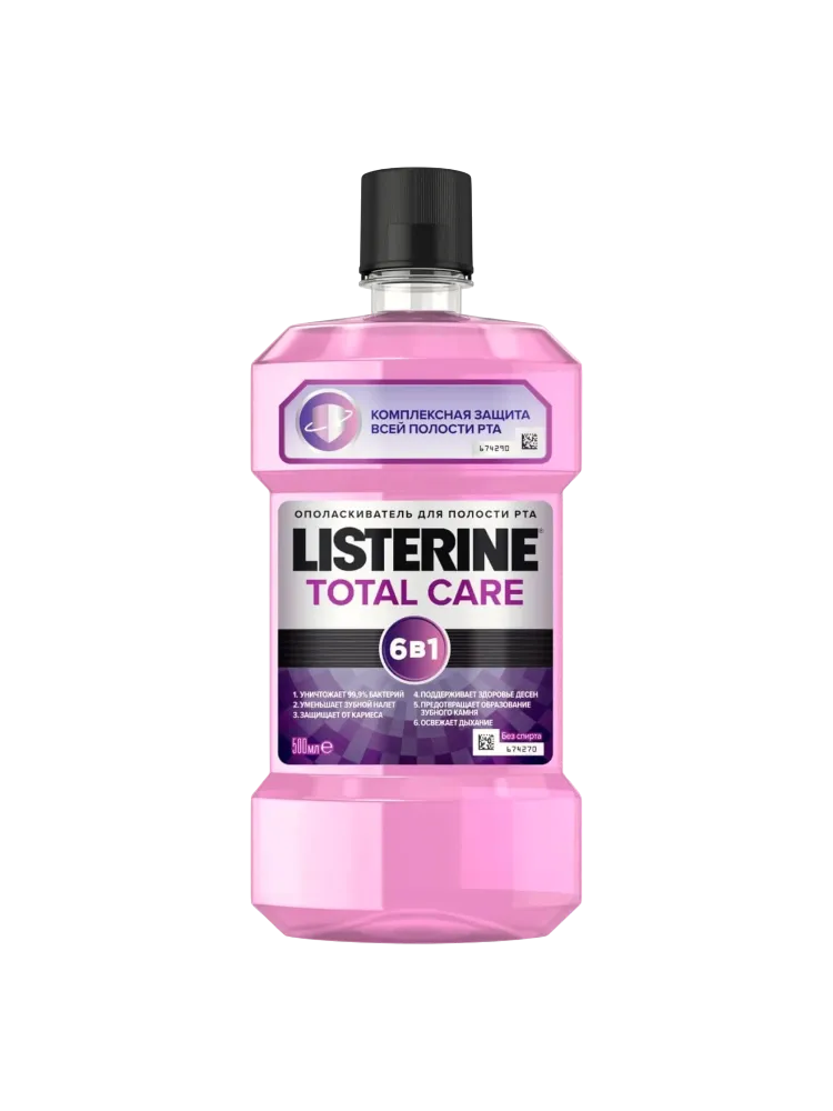 ОПОЛАСК Д/РТА LISTERINE 500МЛ TOTAL CARE 6В1