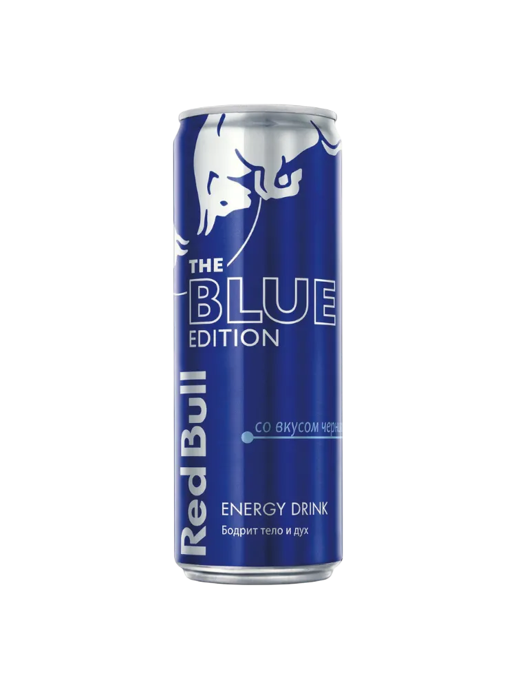 НАПИТОК ЭНЕРГЕТ RED BULL 250МЛ BLUE EDITION ЧЕРНИКА Ж/Б