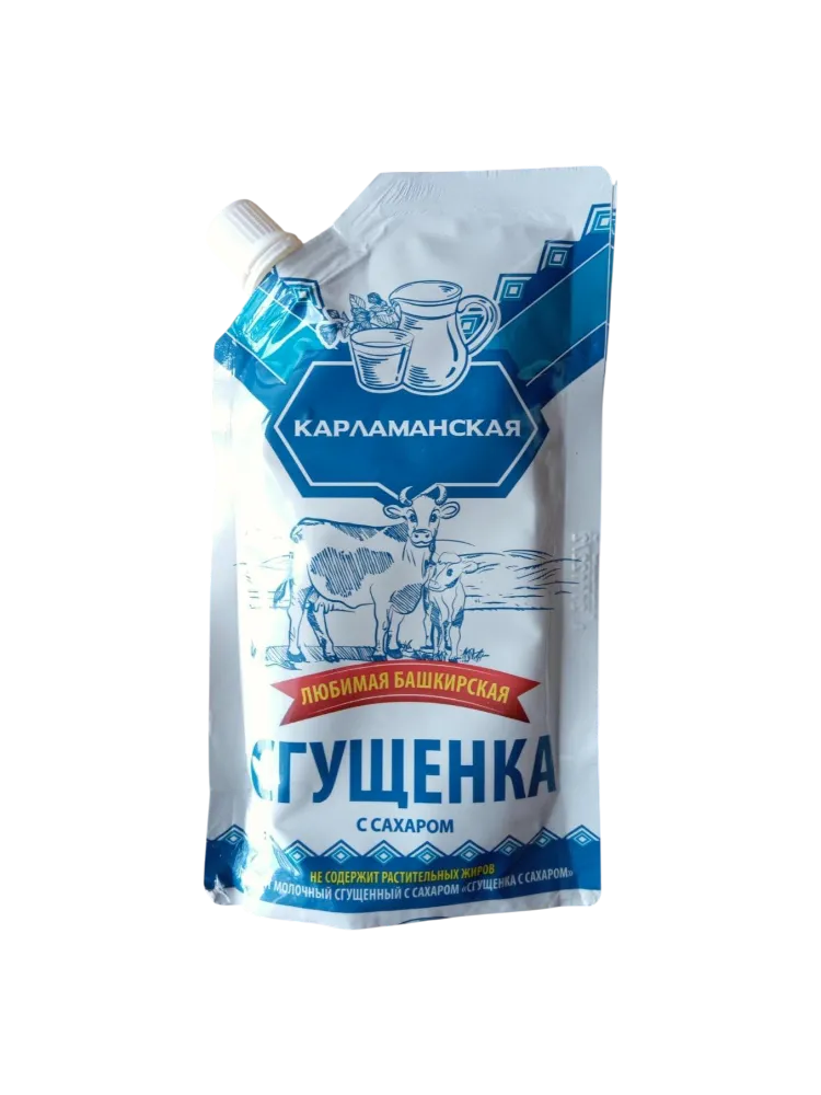 МОЛОКО СГУЩ КАРЛАМАНСКОЕ 270Г ЛЮБИМАЯ БАШКИРСКАЯ Д/П
