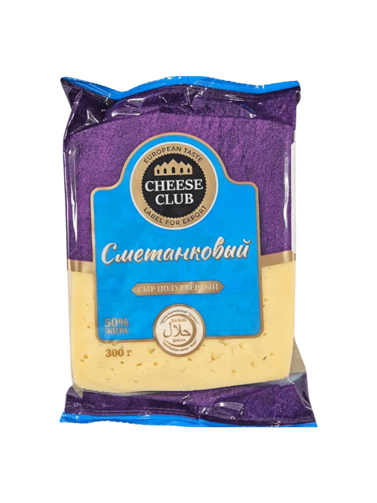 СЫР КЛУБ СЫРА 300Г СМЕТАНКОВЫЙ 50%