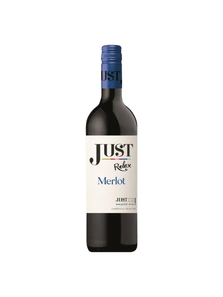 ВИНО JUST 0.75Л MERLOT КР СУХ 12.5%(6) - фото 1