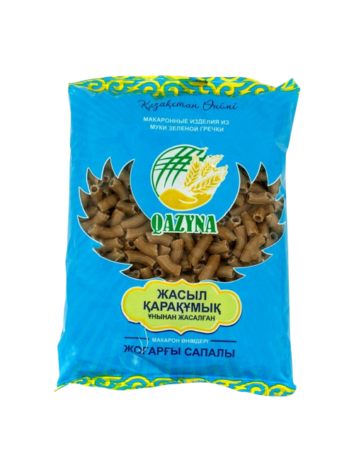 МАКАРОНЫ QAZYNA ГРЕЧНЕВЫЕ РОЖКИ 8 350ГР
