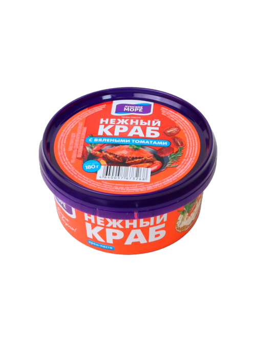 КРЕМ ЛУНСКОЕ МОРЕ 180Г НЕЖНЫЙ КРАБ С ВЯЛЕНЫМИ ТОМАТАМИ ПЛ/Б