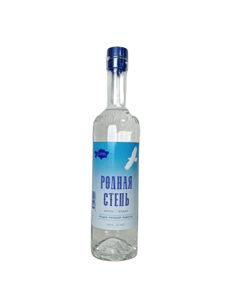 ВОДКА РОДНАЯ СТЕПЬ 0,45Л - фото 1