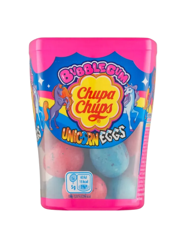 ЖЕВ РЕЗИНКА CHUPA CHUPS  UNICORN EGGS ЯЙЦА ЕДИНОРОГА 90Г