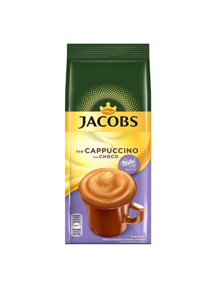 КОФЕ JACOBS МИЛКА КАПУЧИНО FAMILY BAGS 500Г
