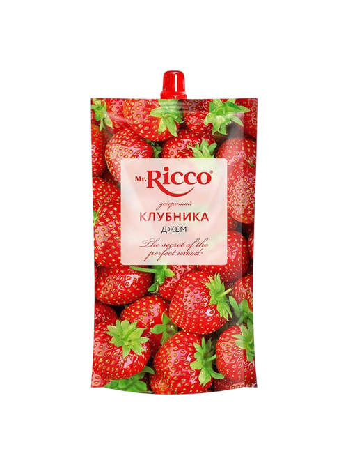 ДЖЕМ MR.RICCO 300ГР ДЕСЕРТНЫЙ КЛУБНИКА Д/П
