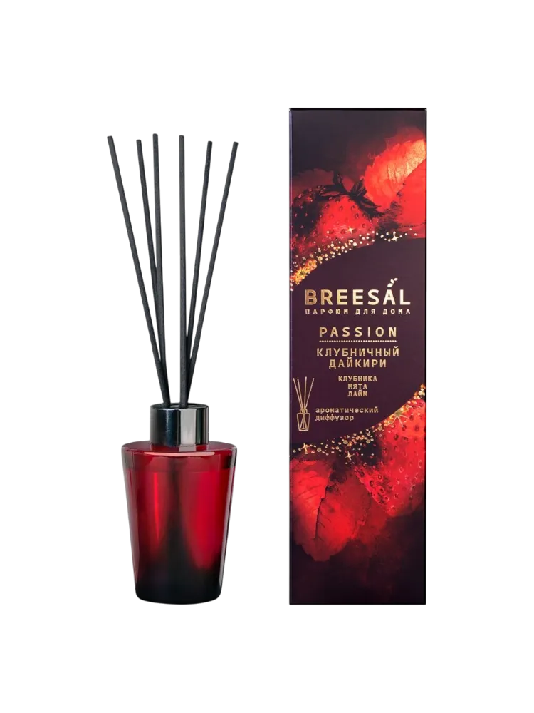 АРОМАДИФФУЗОР BREESAL PASSION КЛУБНИЧНЫЙ ДАЙКИРИ 70МЛ