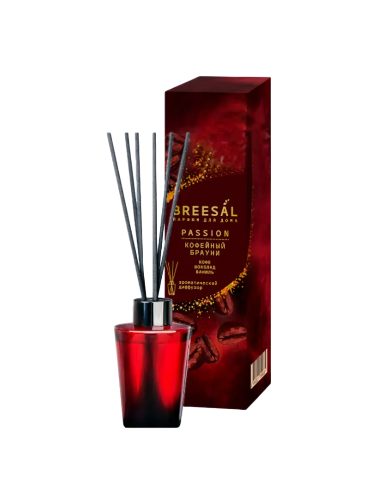 АРОМАДИФФУЗОР BREESAL PASSION КОФЕЙНЫЙ БРАУНИ 70МЛ