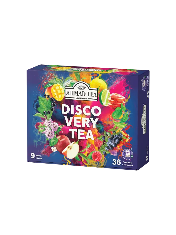ЧАЙ AHMAD АССОРТИ DISCO VERY TEA 36ПАК