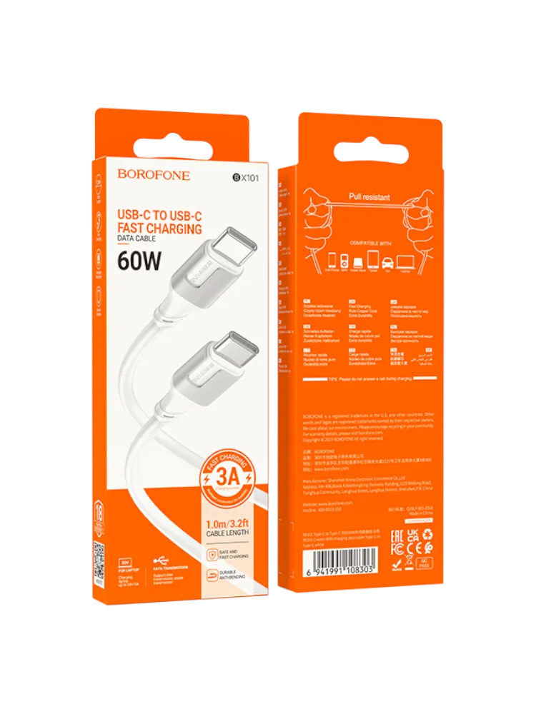 USB КАБЕЛЬ BOROFONE BX101 TC TC