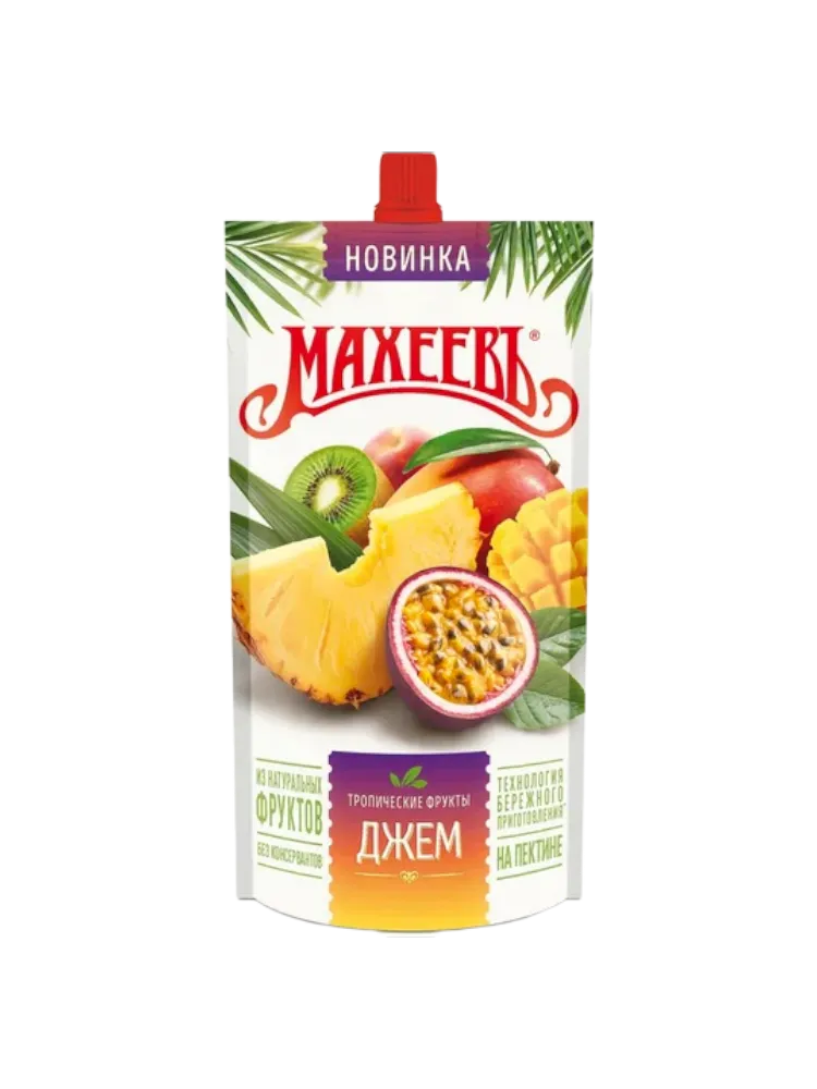 ДЖЕМ МАХЕЕВ 300Г ТРОПИЧЕСКИЕ ФРУКТЫ Д/П