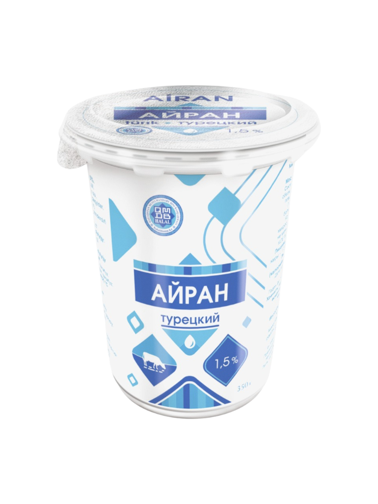 АЙРАН ТУРЕЦКИЙ ГОСТ 1,5% 350Г СТАКАН