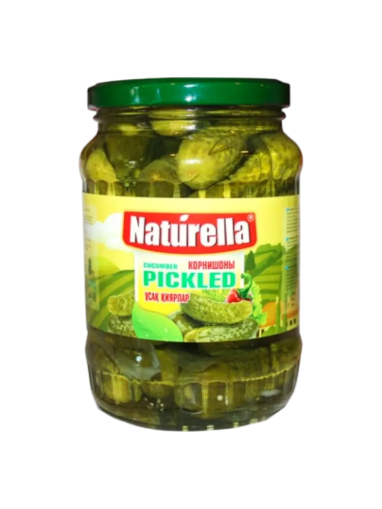 КОРНИШОНЫ NATURELLA 720МЛ 3-6 СМ