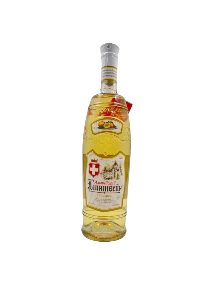 ВИНО ЭСМАЛЬДА 0.75Л ГЛИНТВЕЙН АЛЬПИЙСКИЙ С ЛИМОНОМ БЕЛ - фото 1