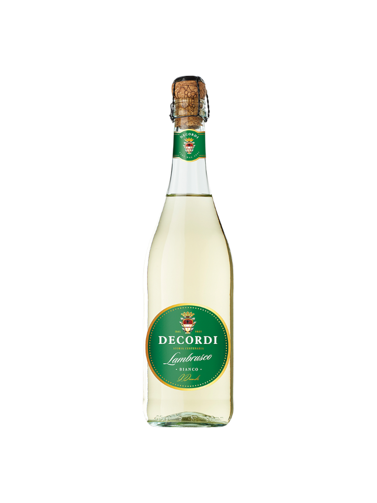 ВИНО ИГРИСТОЕ DECORDI LAMBRUSCO EMILLIA BIANCO БЕЛ П/СЛ 0,75Л  - фото 1