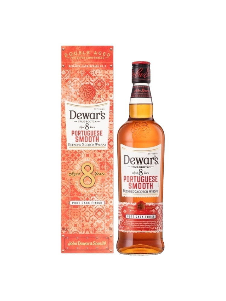 ВИСКИ DEWARS 0,7Л PORTUGUESE SMOOTH 8 ЛЕТ - фото 1