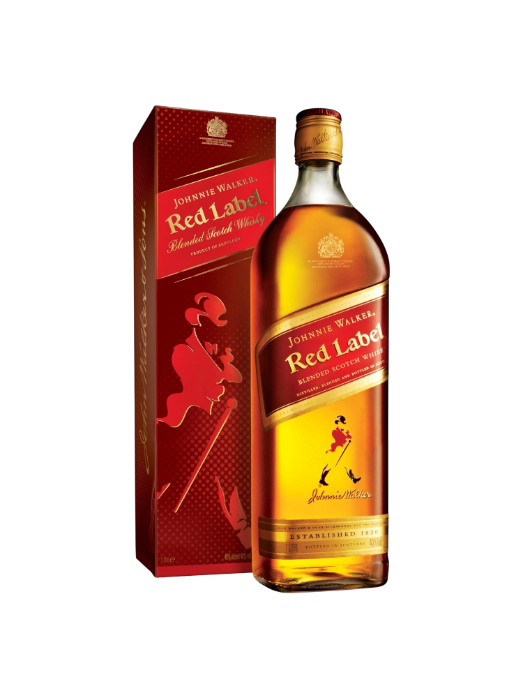 ВИСКИ RED LABEL 1Л В КОРОБКЕ - фото 1