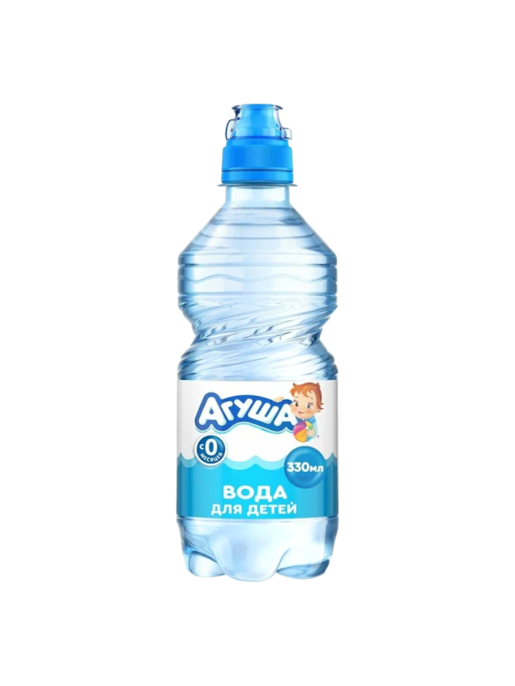 Вода детская питьевая "Агуша" 0,33л