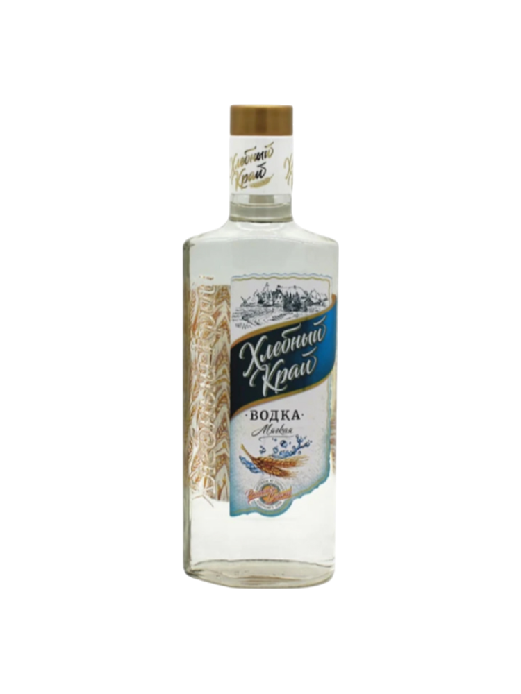 ВОДКА ХЛЕБНЫЙ КРАЙ ЧИСТАЯ 0,5Л - фото 1
