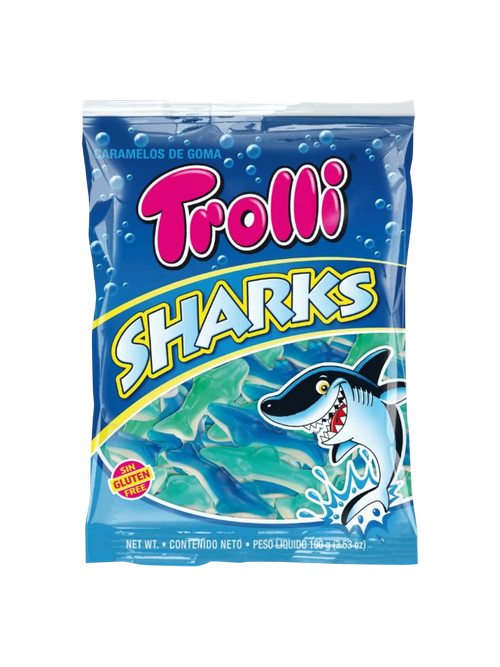 ЖЕВ КОНФЕТЫ TROLLI 100Г SHARKS