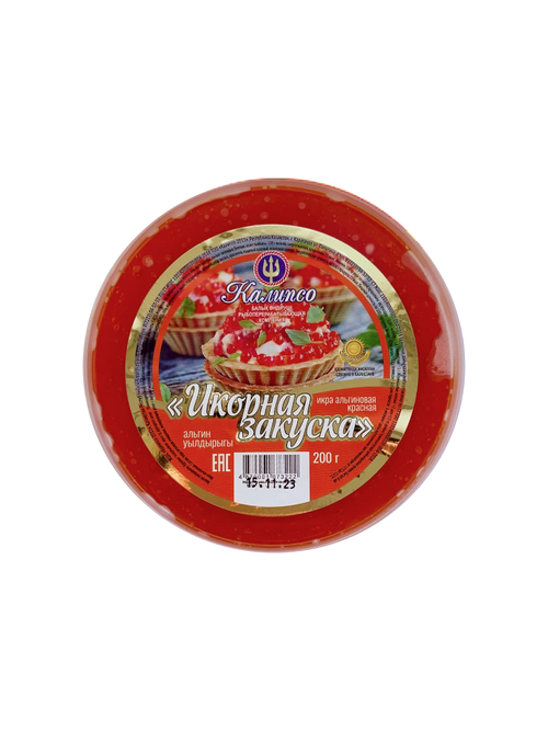 ЗАКУСКА ИКОРНАЯ КАЛИПСО 200Г ИКРА КРАСНАЯ