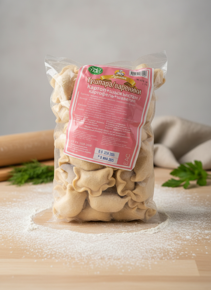 Вареники картофель+шкварки