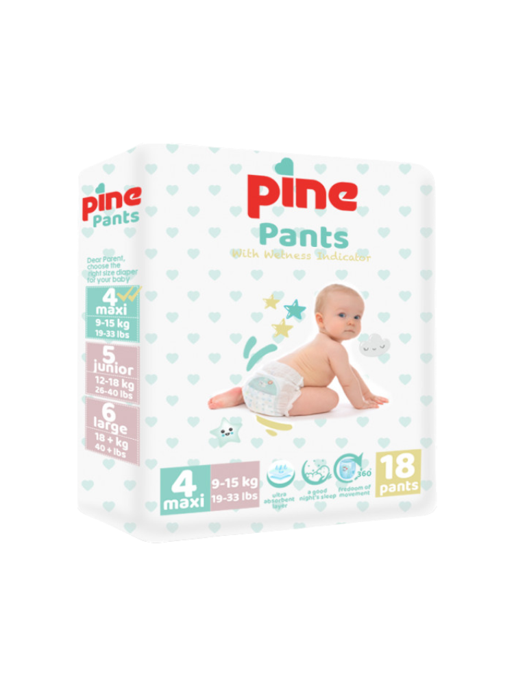 ДЕТСКИЕ ТРУСИКИ PAIN PANTS ECO PACK MAXI 9-15КГ РАЗМЕР4 18ШТ