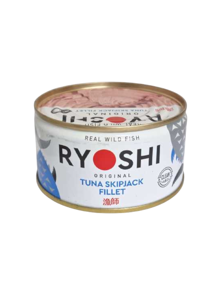КОНСЕРВЫ ТУНЕЦ RYOSHI ПОЛОСАТЫЙ 185Г 